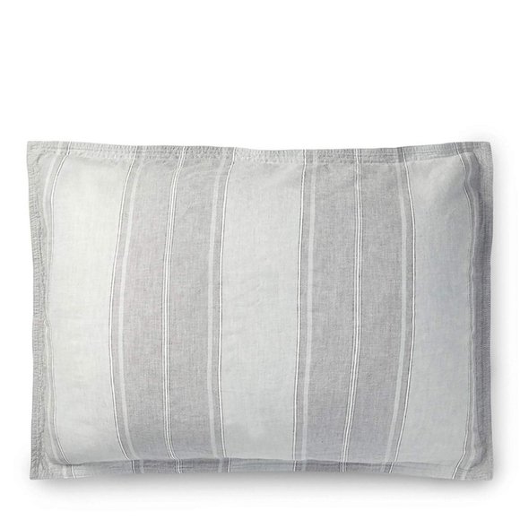 Ralph Lauren Oakview Pillow Sham Pewter Graphite